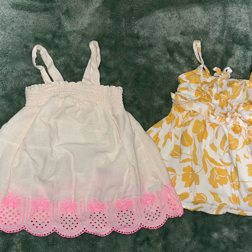 2 baby dresses